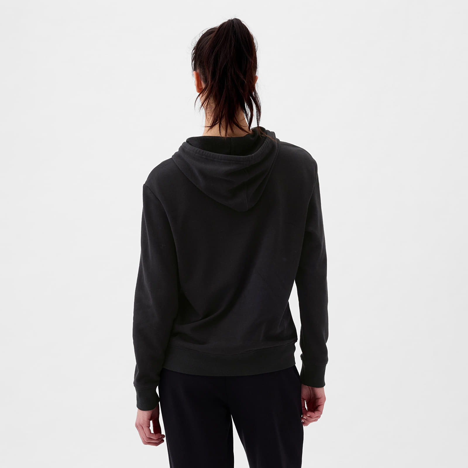 Hættetrøjer og sweatshirts GAP Pullover Logo Hoodie True Black V2