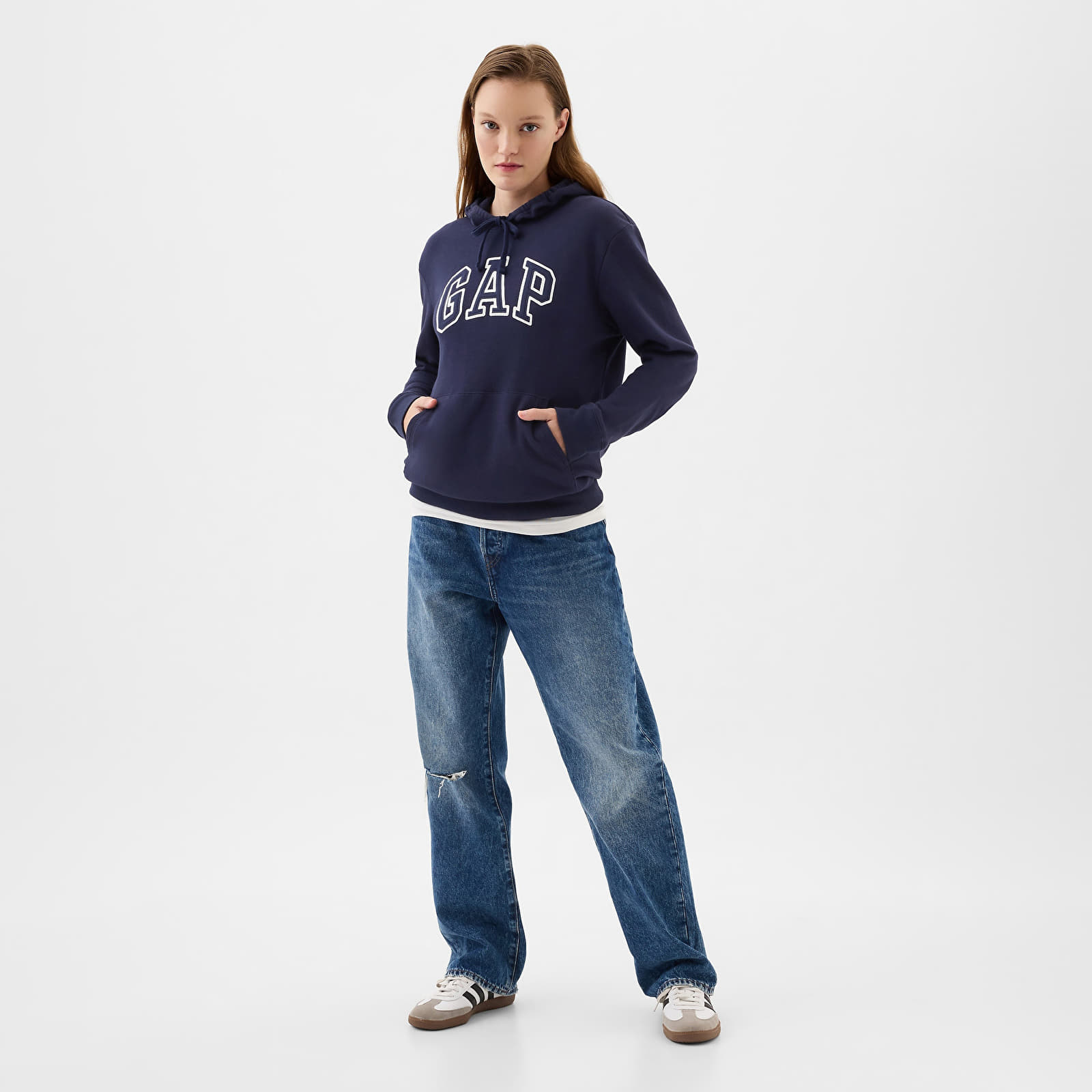 Navy gap sweatshirt online