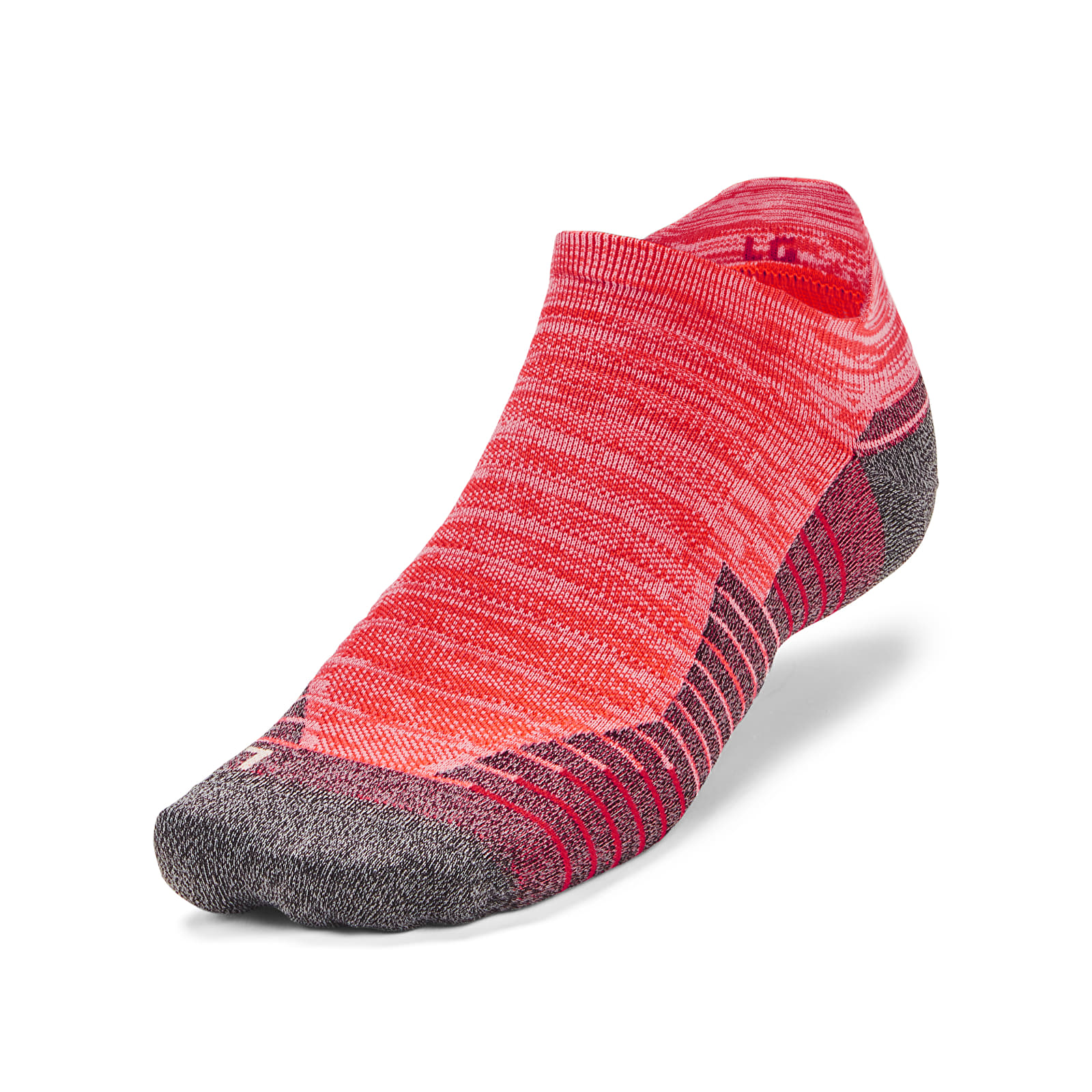Socks Under Armour Run No Show Tab 2Pk Bolt Red