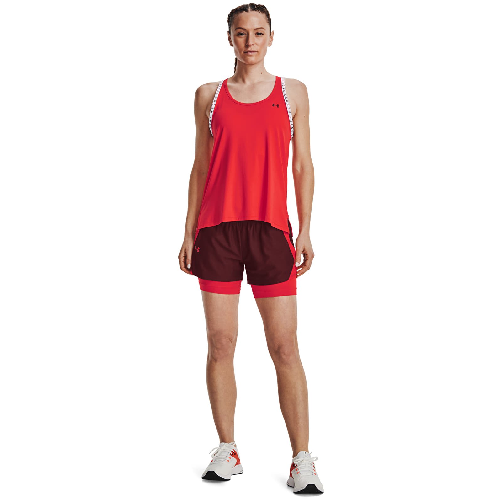 Tiltiņi Under Armour Knockout Tank Radio Red
