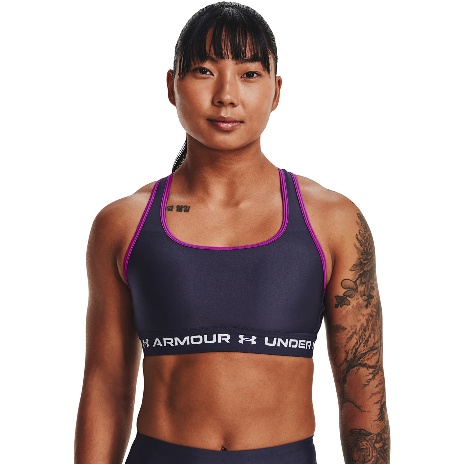 Sutien Under Armour Crossback Mid Bra Tempered Steel - 1 | YEO