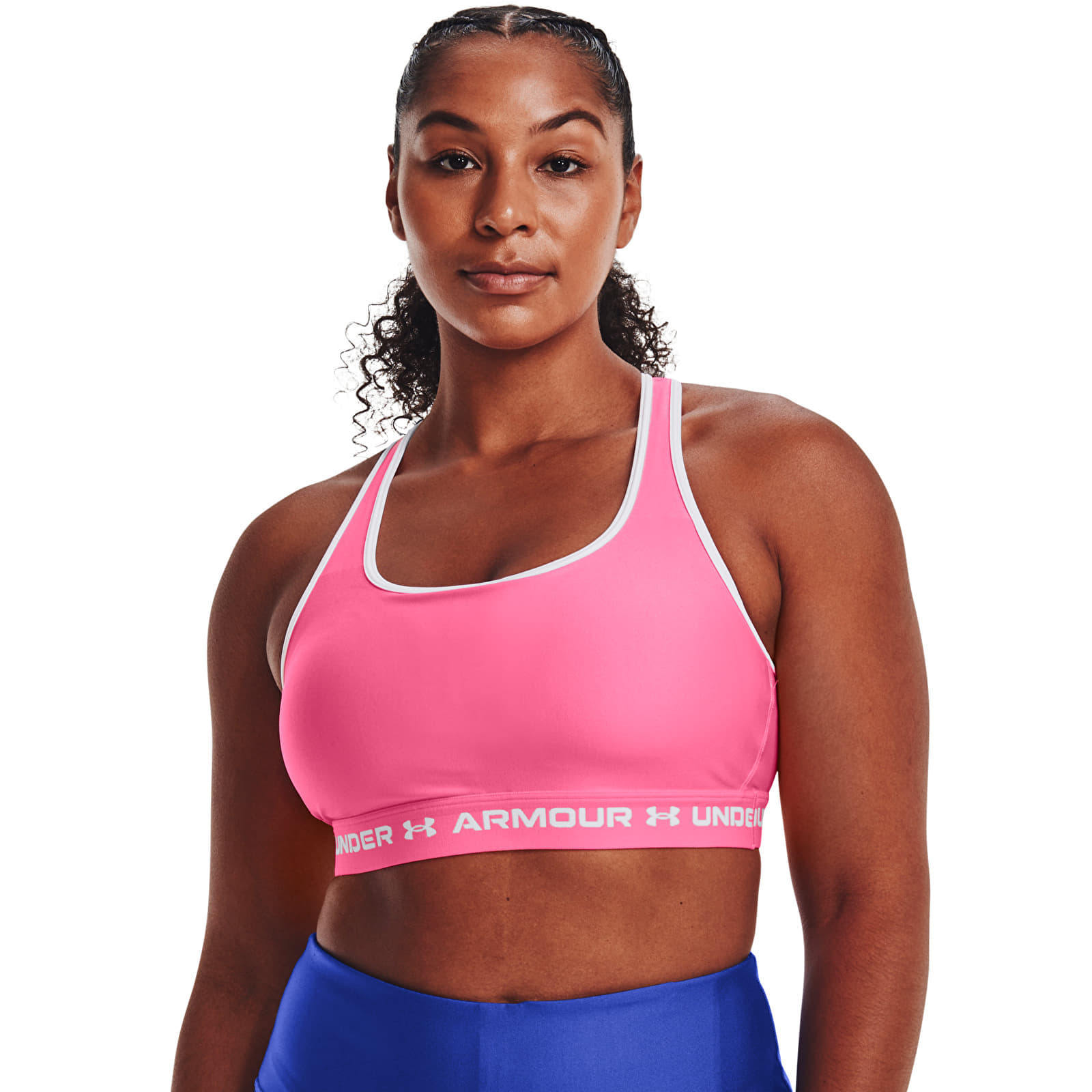 Sutien Under Armour Crossback Mid Bra Pink Punk - 1 | YEO