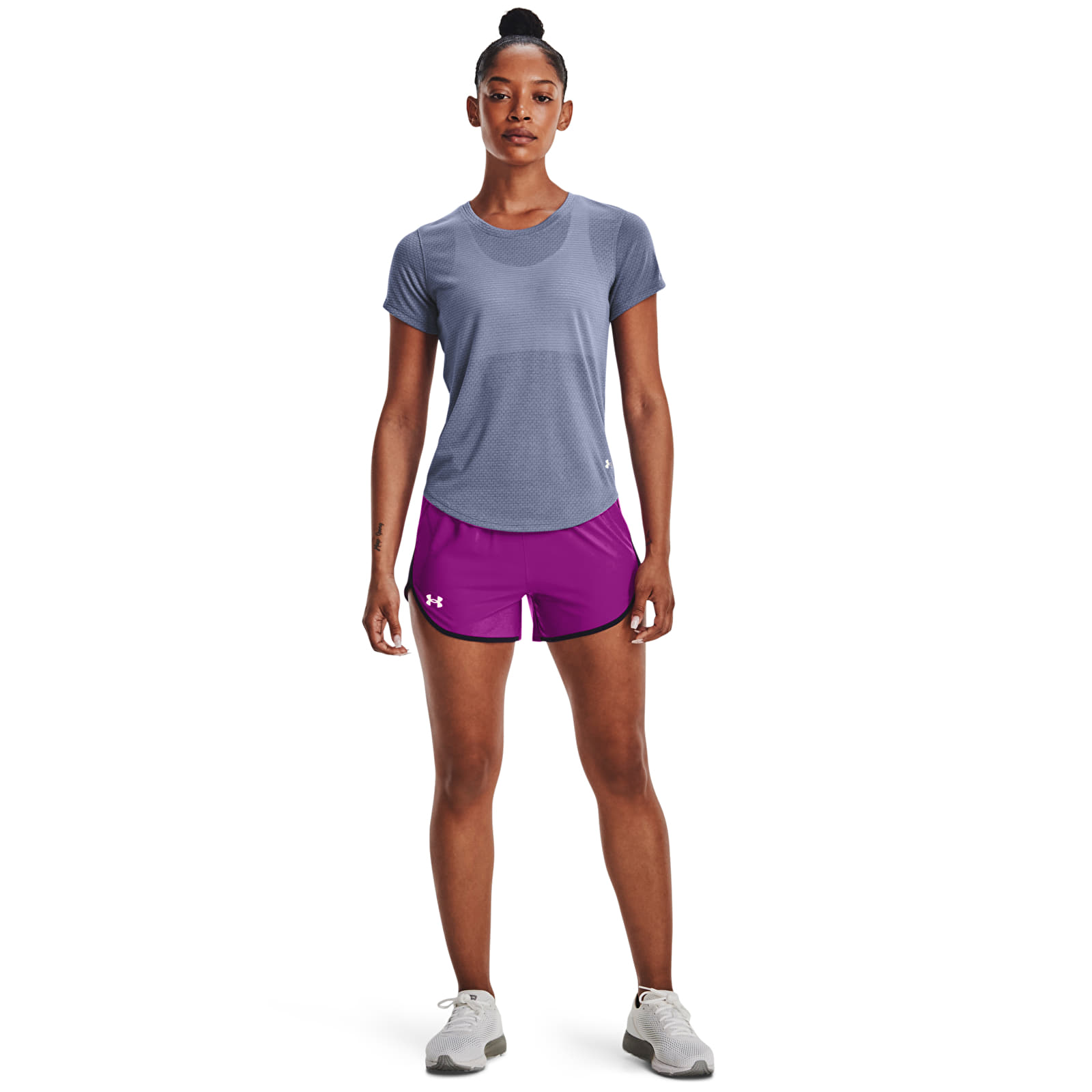 T-shirts Under Armour Streaker Ss Aurora Purple