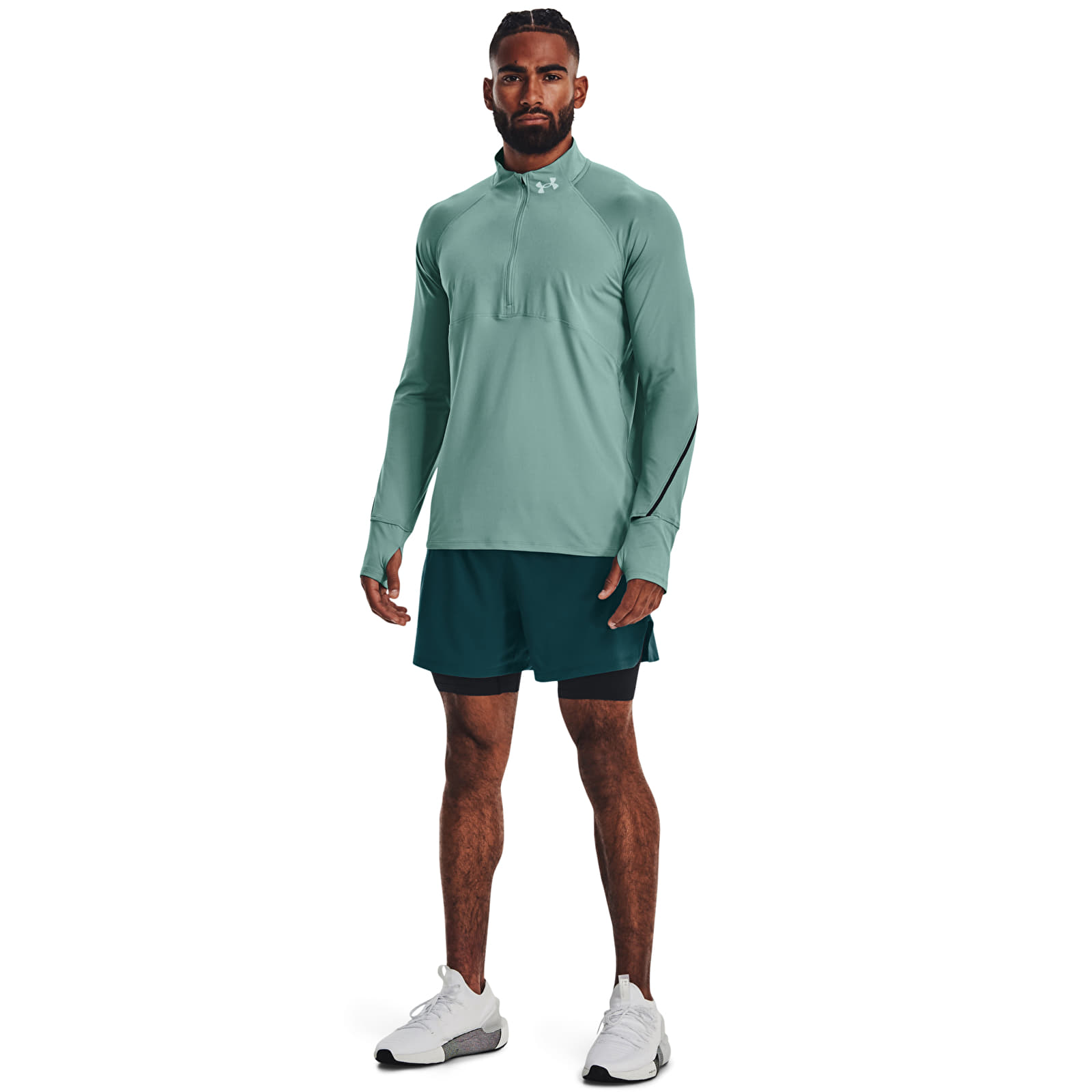 Mikiny Under Armour Qualifier Run 2.0 Hz Fresco Green