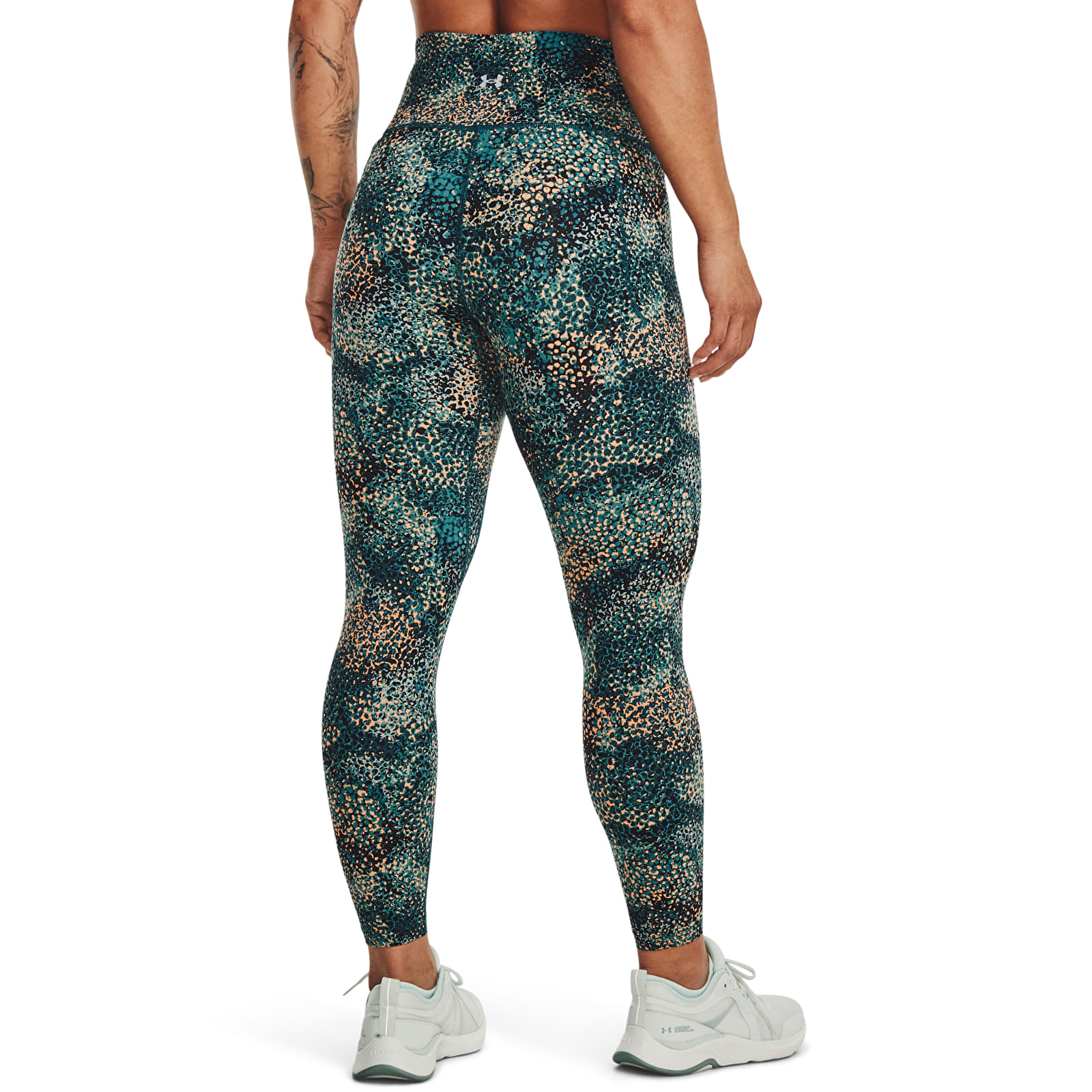 Tajic Under Armour Meridian Print Ankle Leg Tourmaline Teal