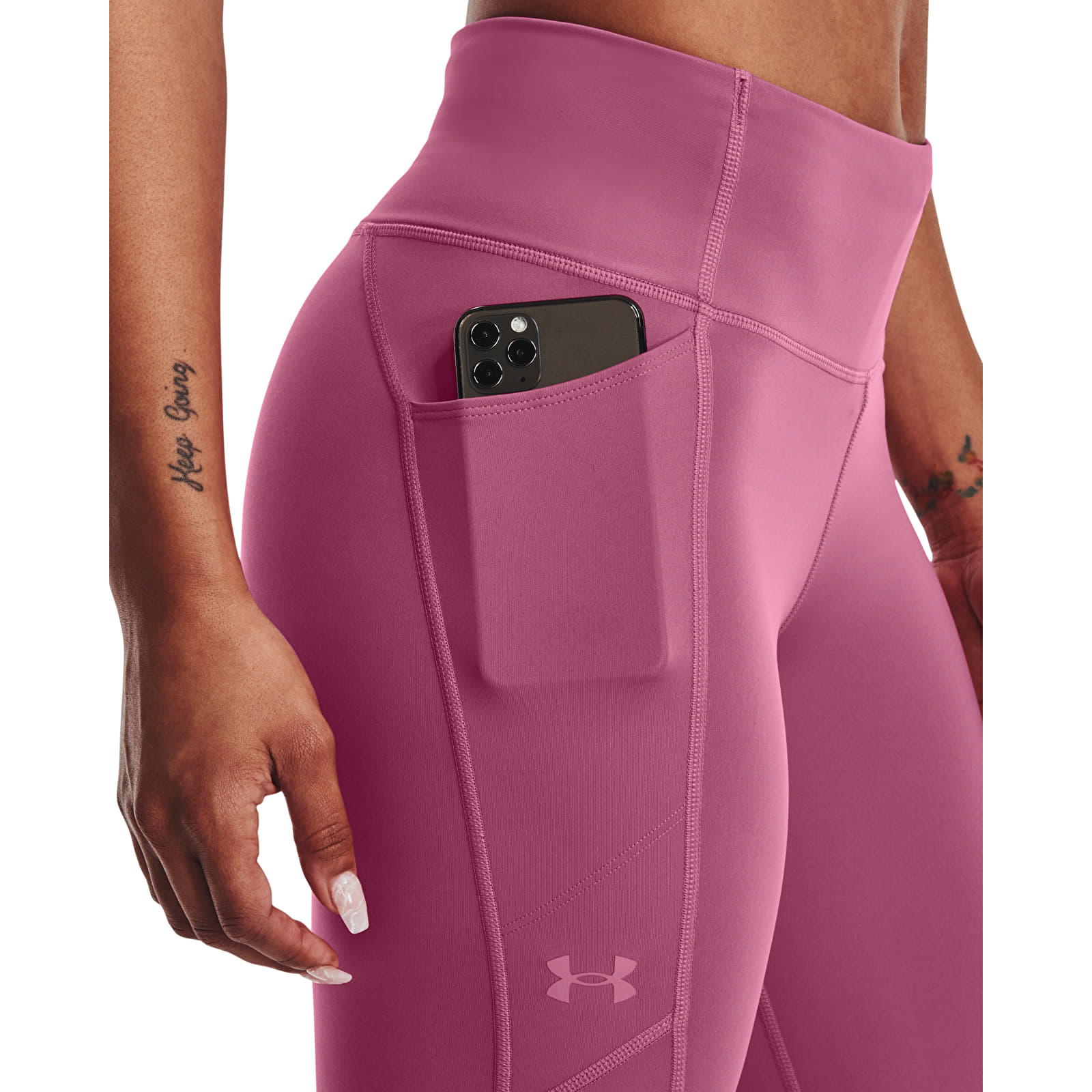 Säärised Under Armour Fly Fast 3.0 Ankle Tight Pace Pink