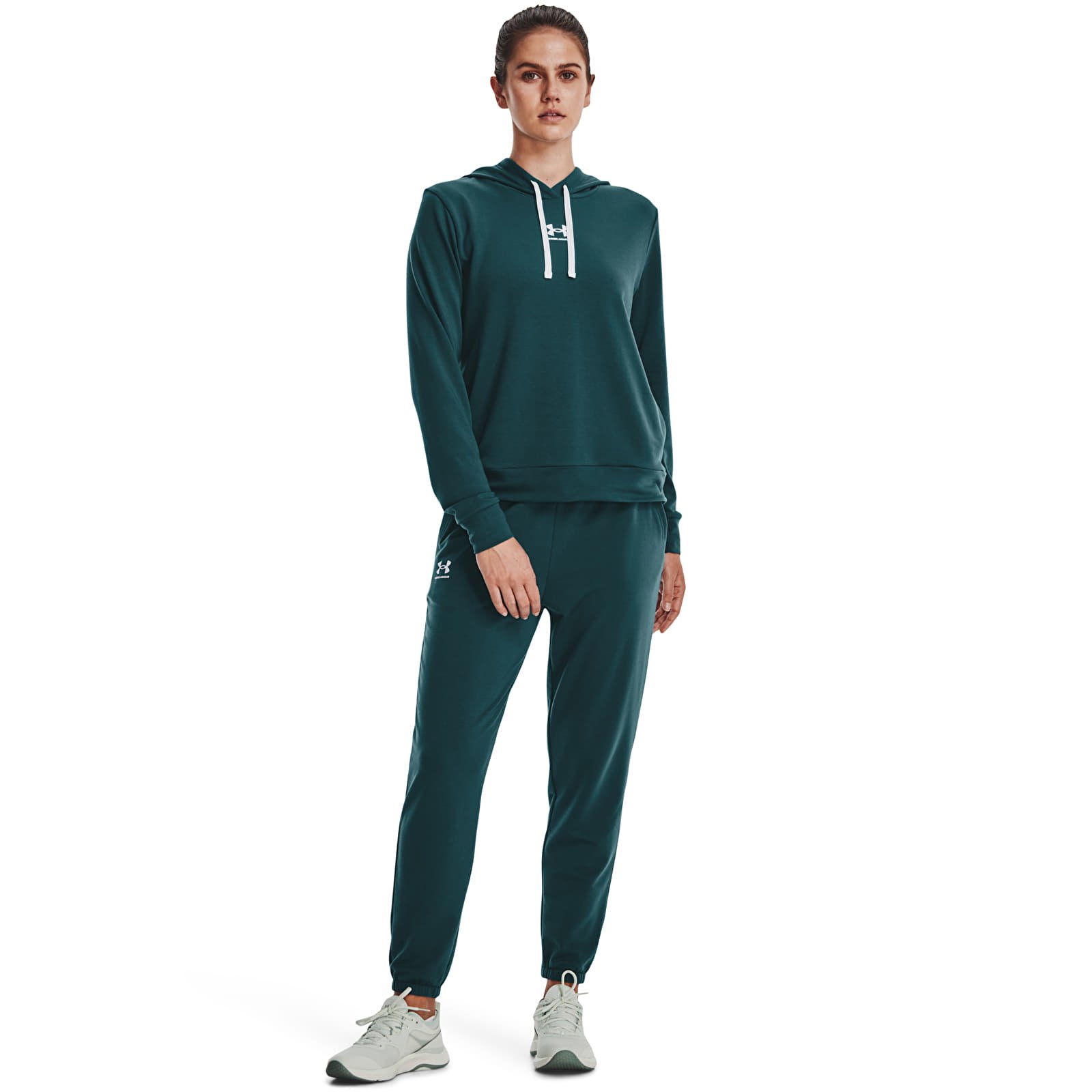 Hettegensere og sweatshirts Under Armour Rival Terry Hoodie Tourmaline Teal