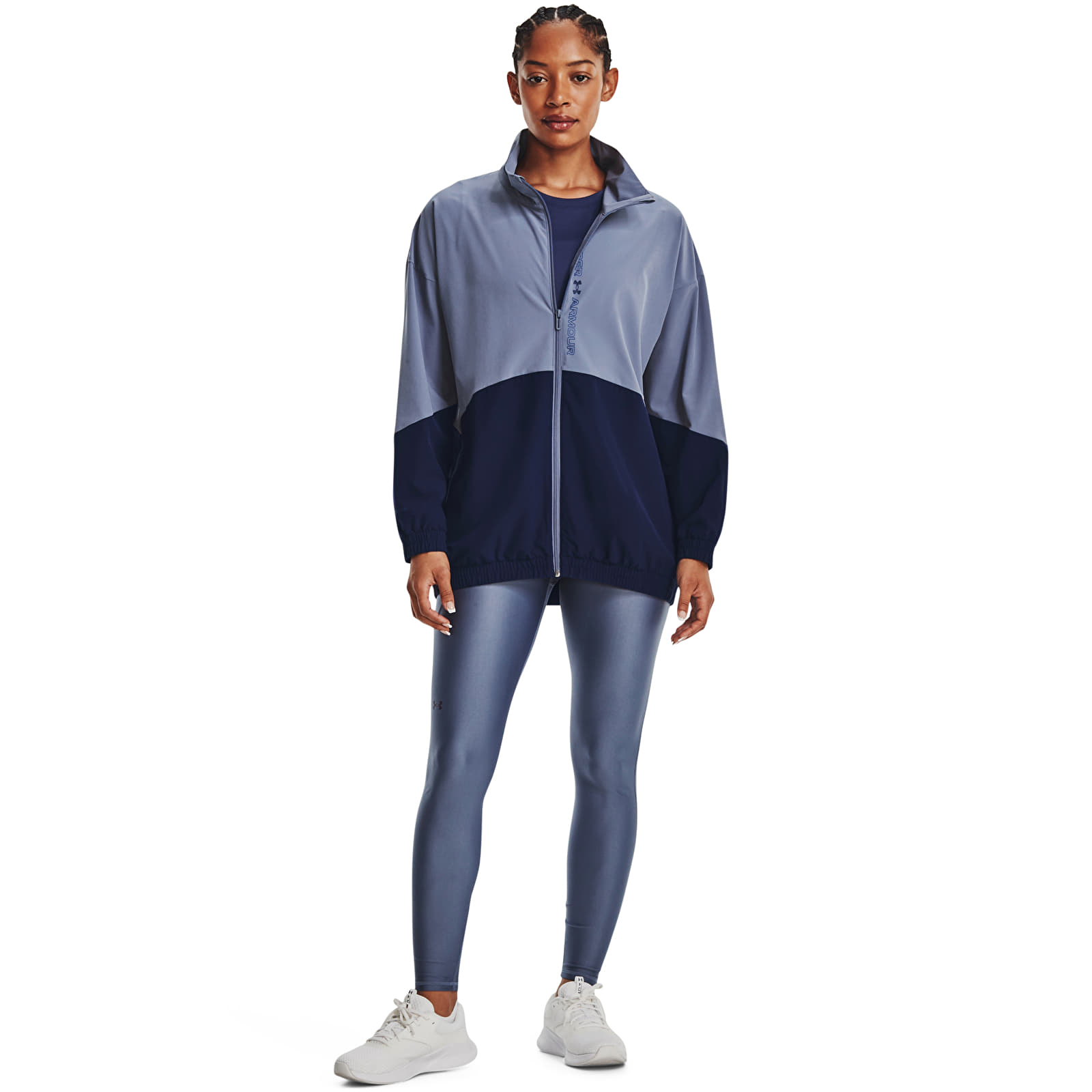 Jackets Under Armour Woven Fz Oversized Jacket Aurora Purple