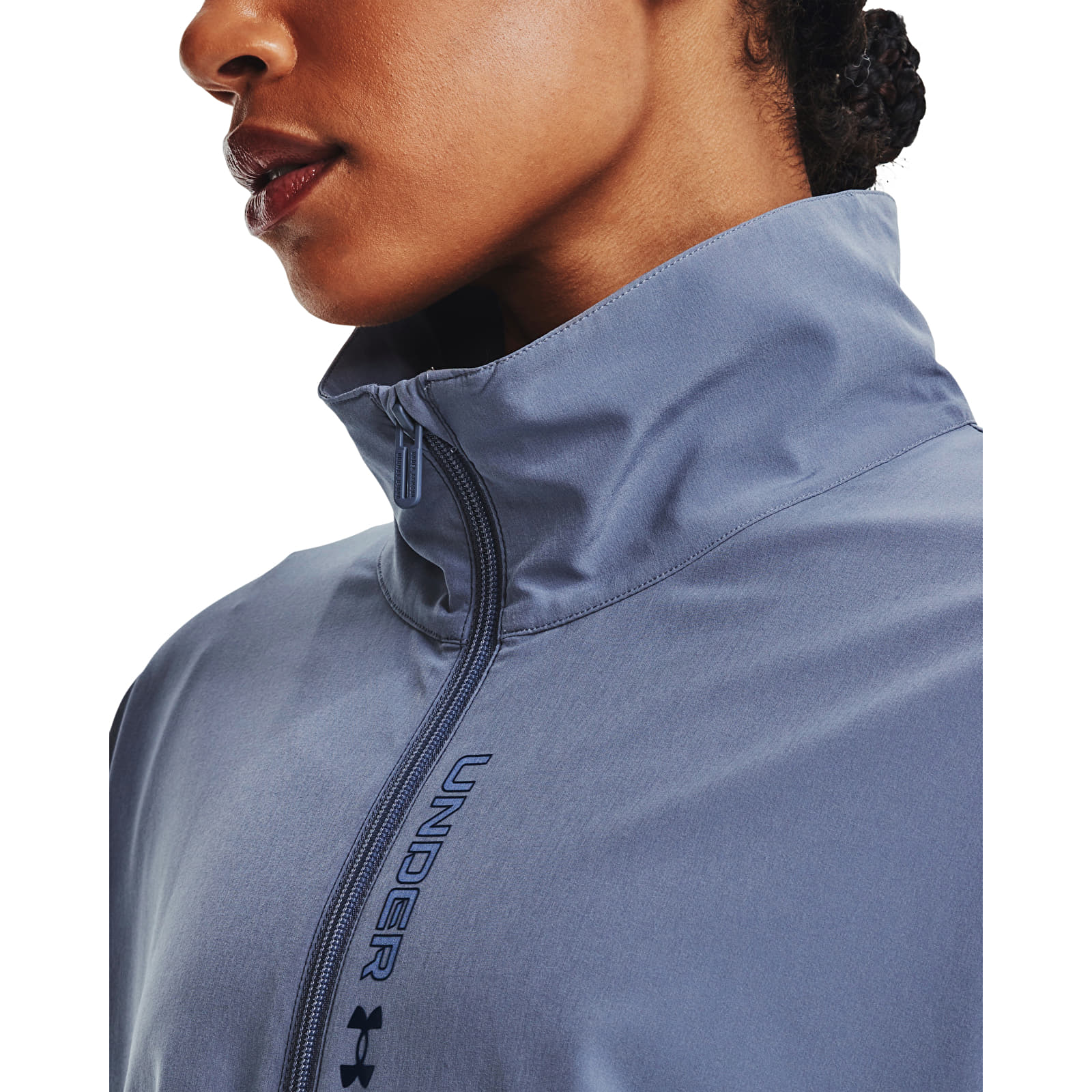 Jackets Under Armour Woven Fz Oversized Jacket Aurora Purple
