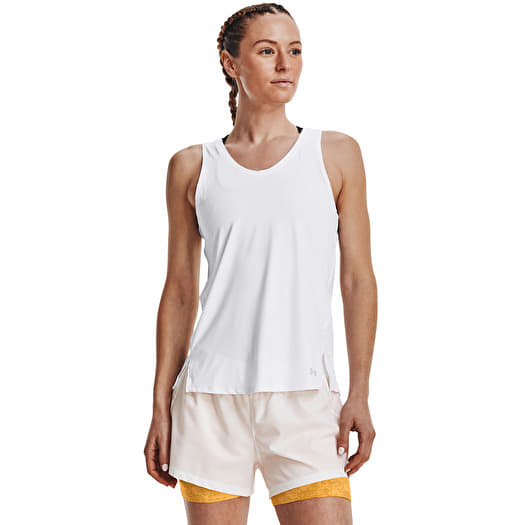 Under Armour  Isochill Run Laser Tank White