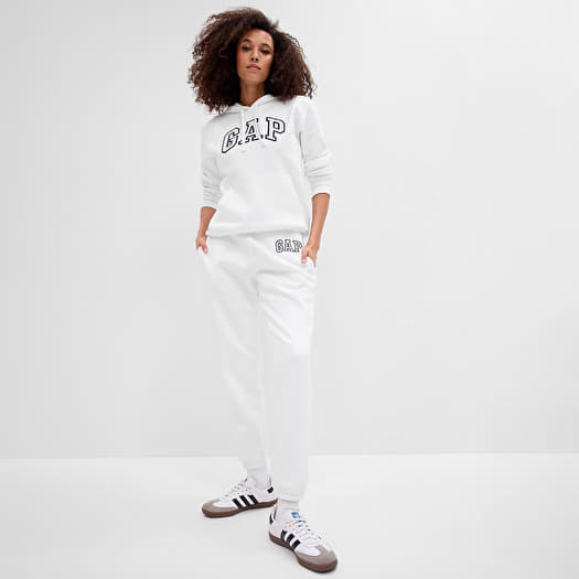Φόρμα GAP Logo Jogger Sweatpants Optic White