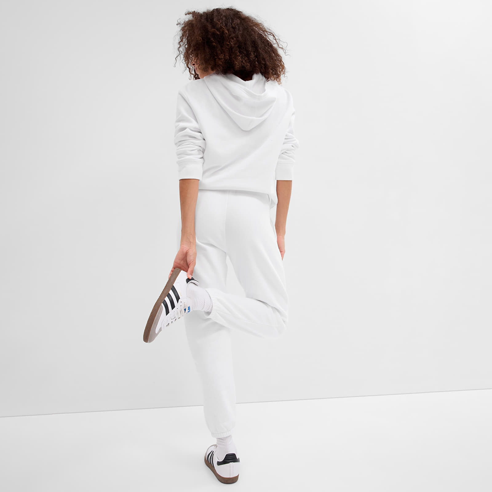 Joggingbukser GAP Logo Jogger Sweatpants Optic White