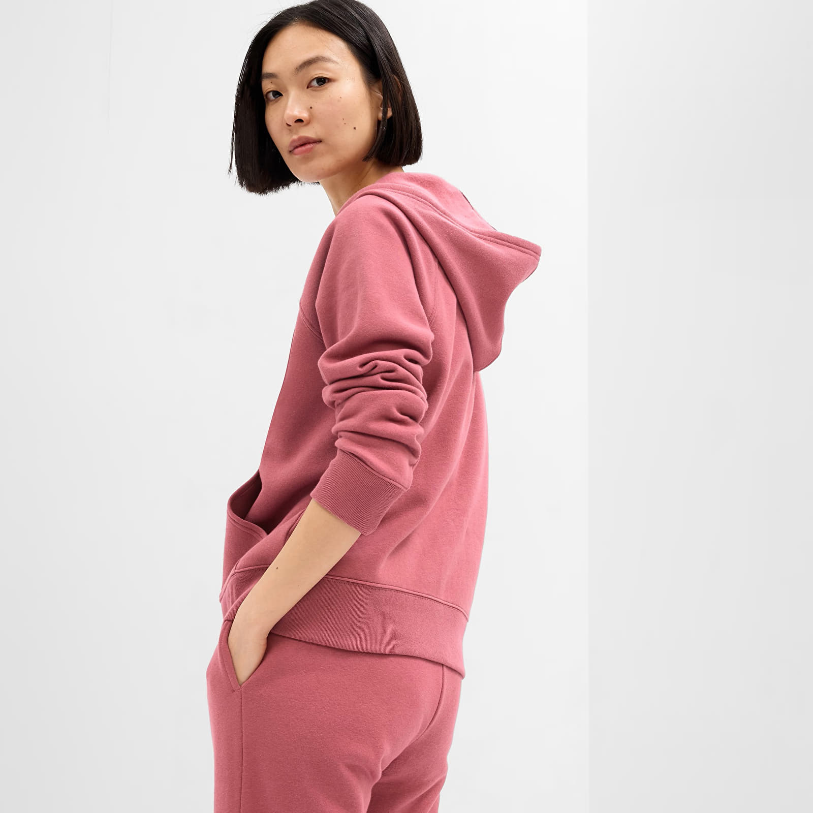 Hoodies and sweatshirts  GAP Fullzip Logo Hoodie Dry Rose