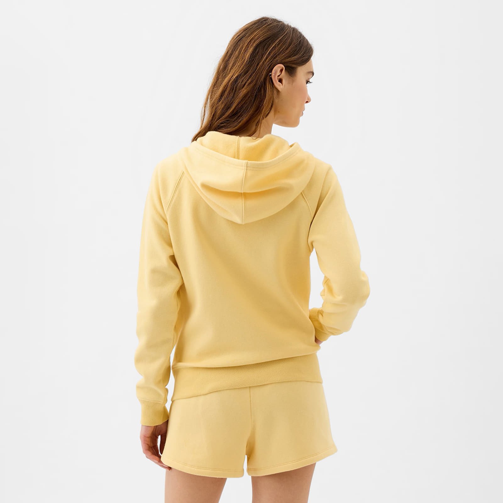 Hanorac GAP Fullzip Logo Hoodie Havana Yellow - 1 | YEO