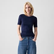 GAP Modern Crewneck T-Shirt Navy Uniform