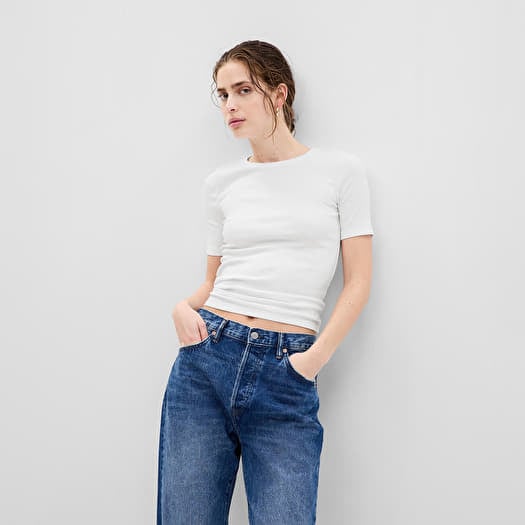 T-shirt GAP Modern Crewneck T-Shirt Fresh White