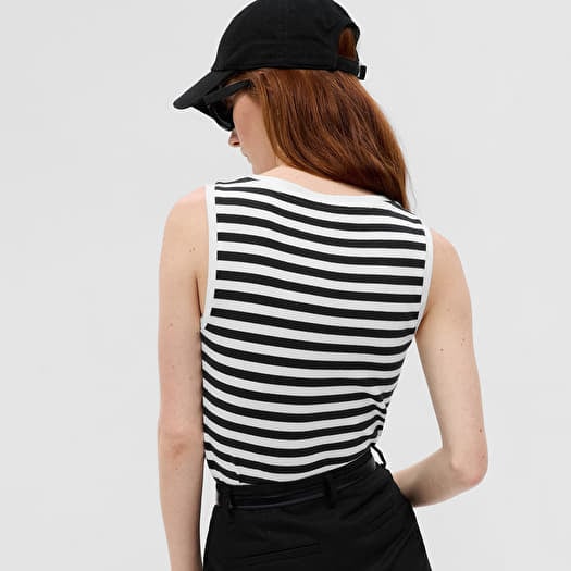 Black and white shell top discount
