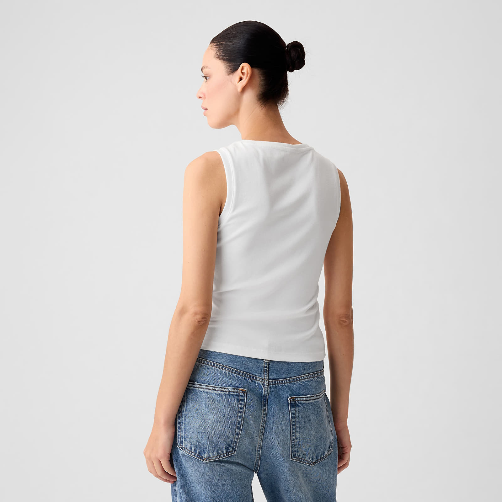 Tank tops GAP Sleeveless Modal Shell Fresh White