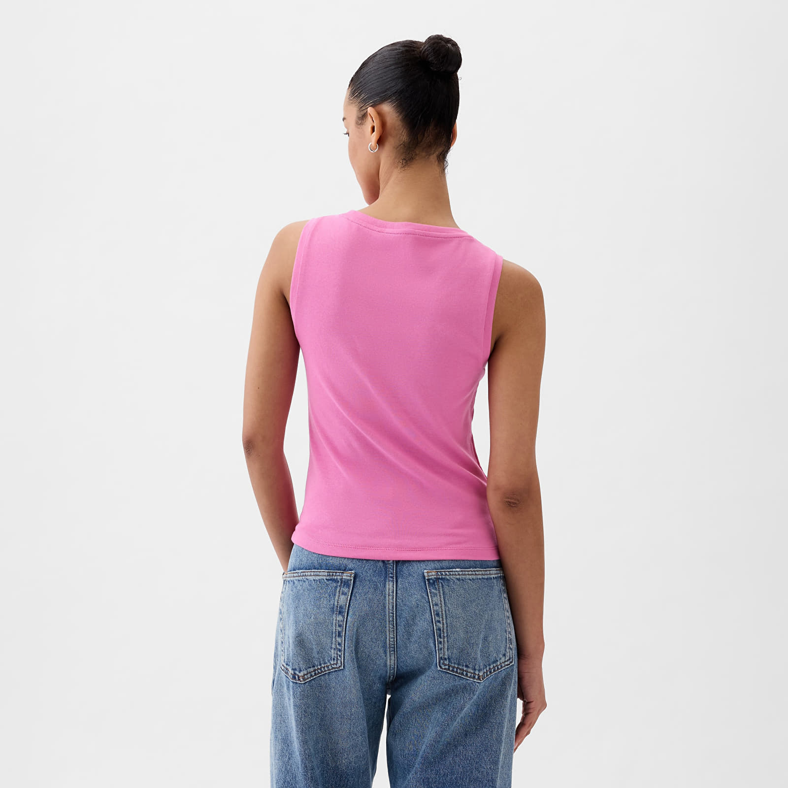Tank tops GAP Sleeveless Modal Shell Indie Pink