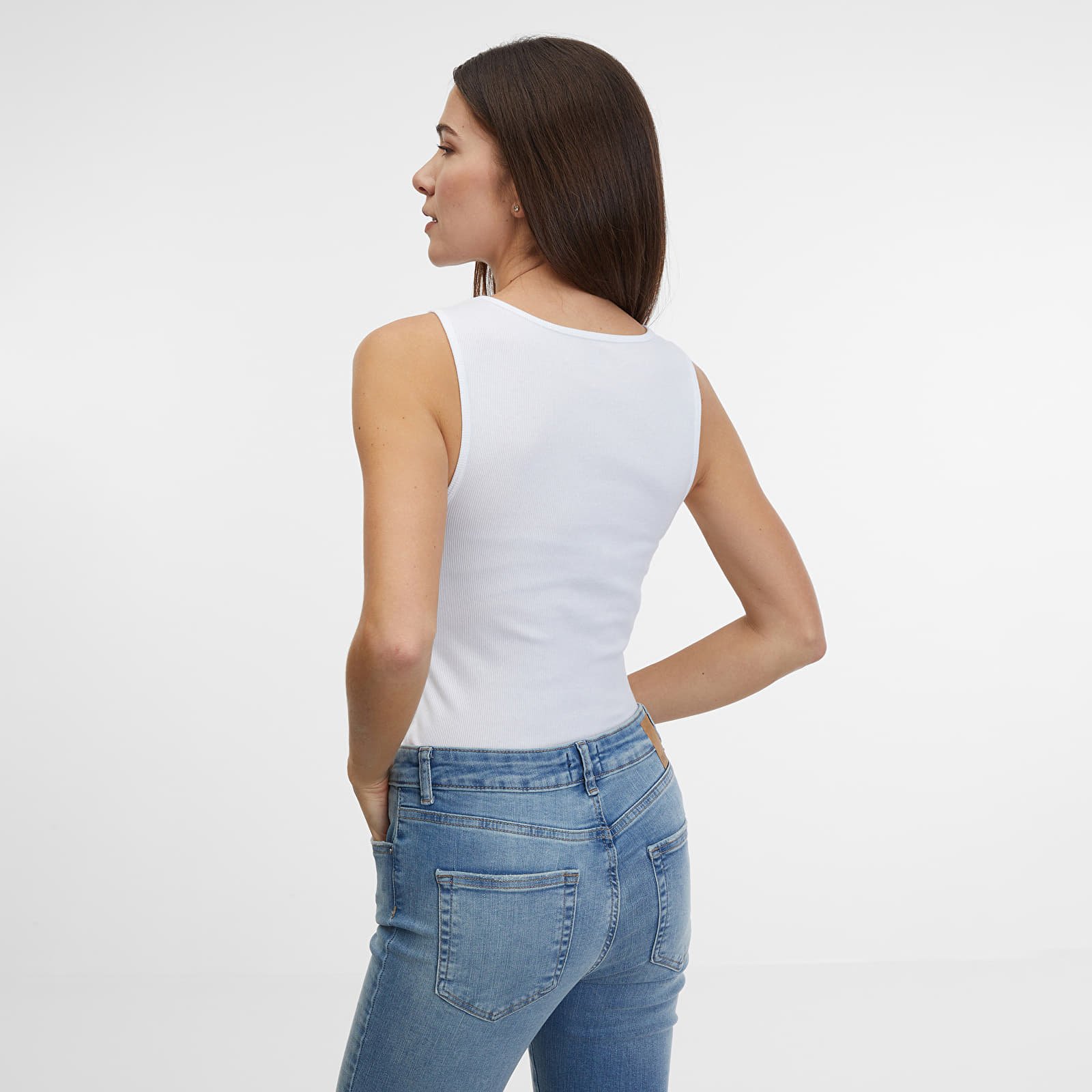 Tops GAP Boyfriend Logo Tank White V2 Global