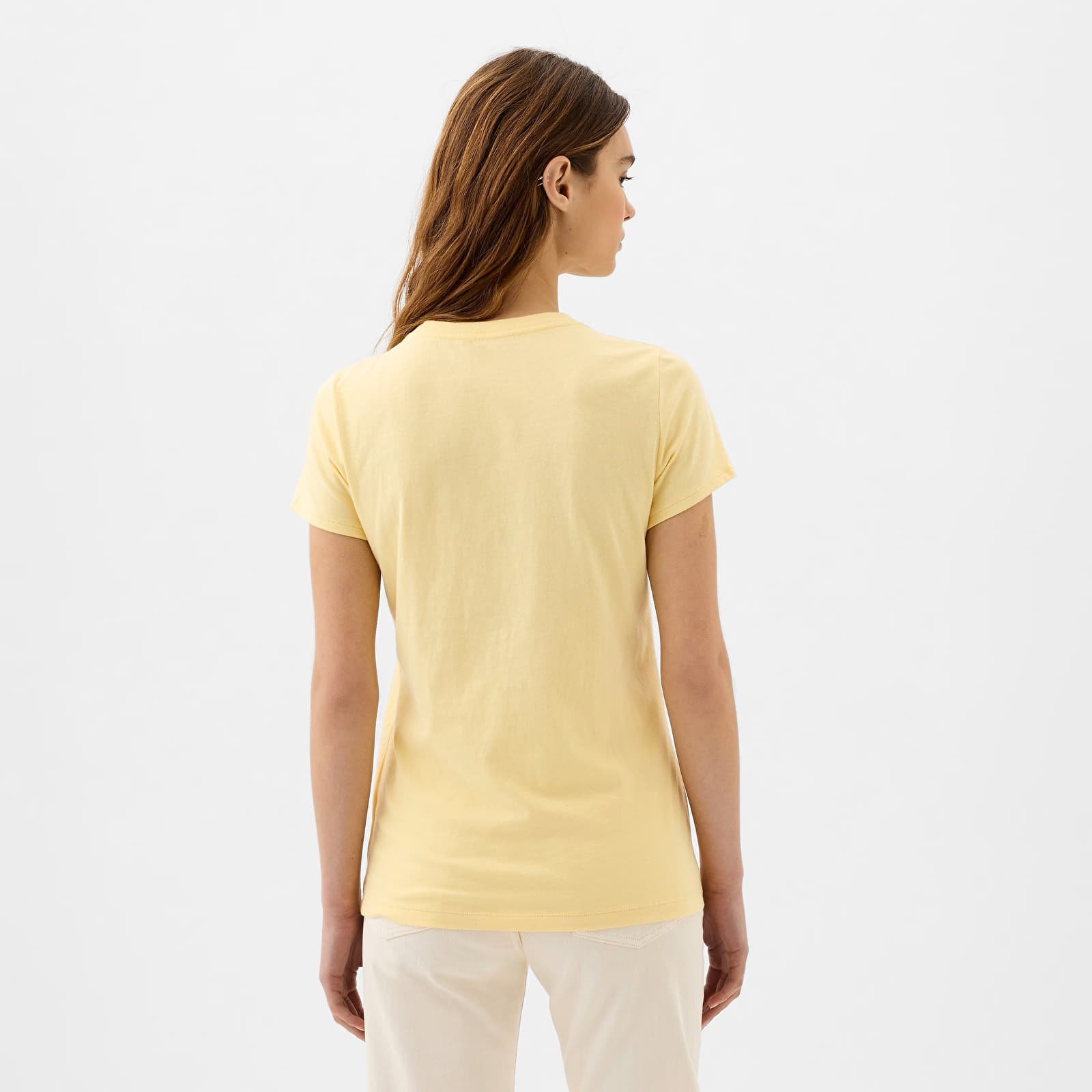 T-shirts GAP Logo Tee Havana Yellow