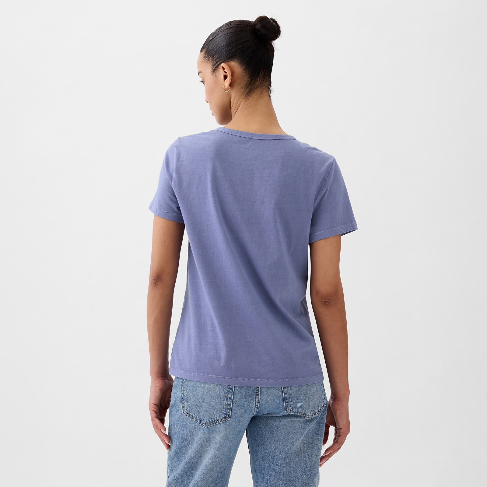 Tricouri GAP Crewneck Tee Larkspur