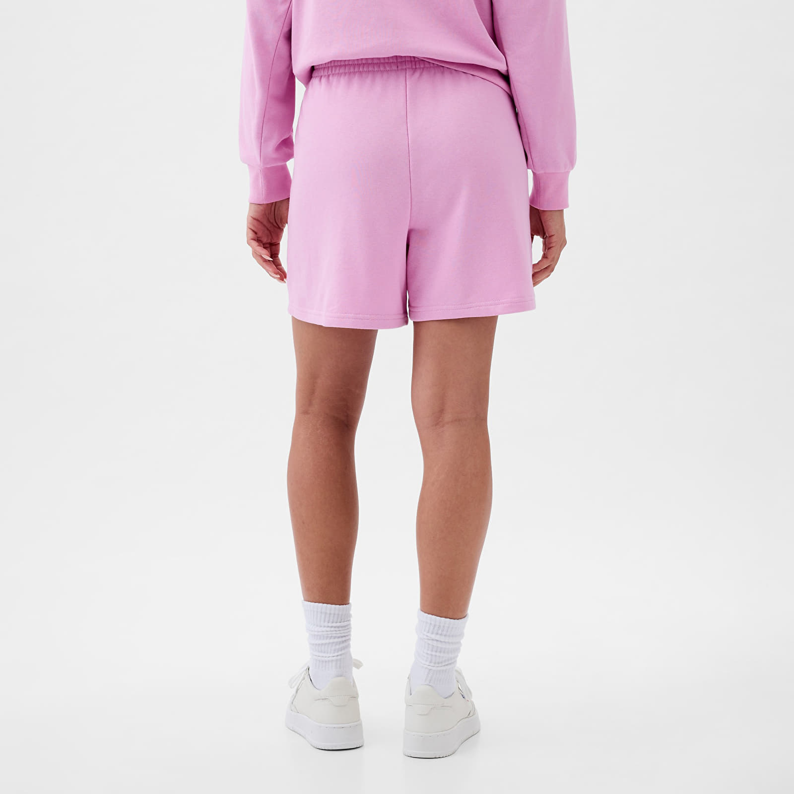 Kurze Hosen GAP French Terry Logo Boyfriend Shorts Sugar Pink