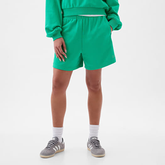 Βερμούδες GAP French Terry Logo Boyfriend Shorts Simply Green 17-5936
