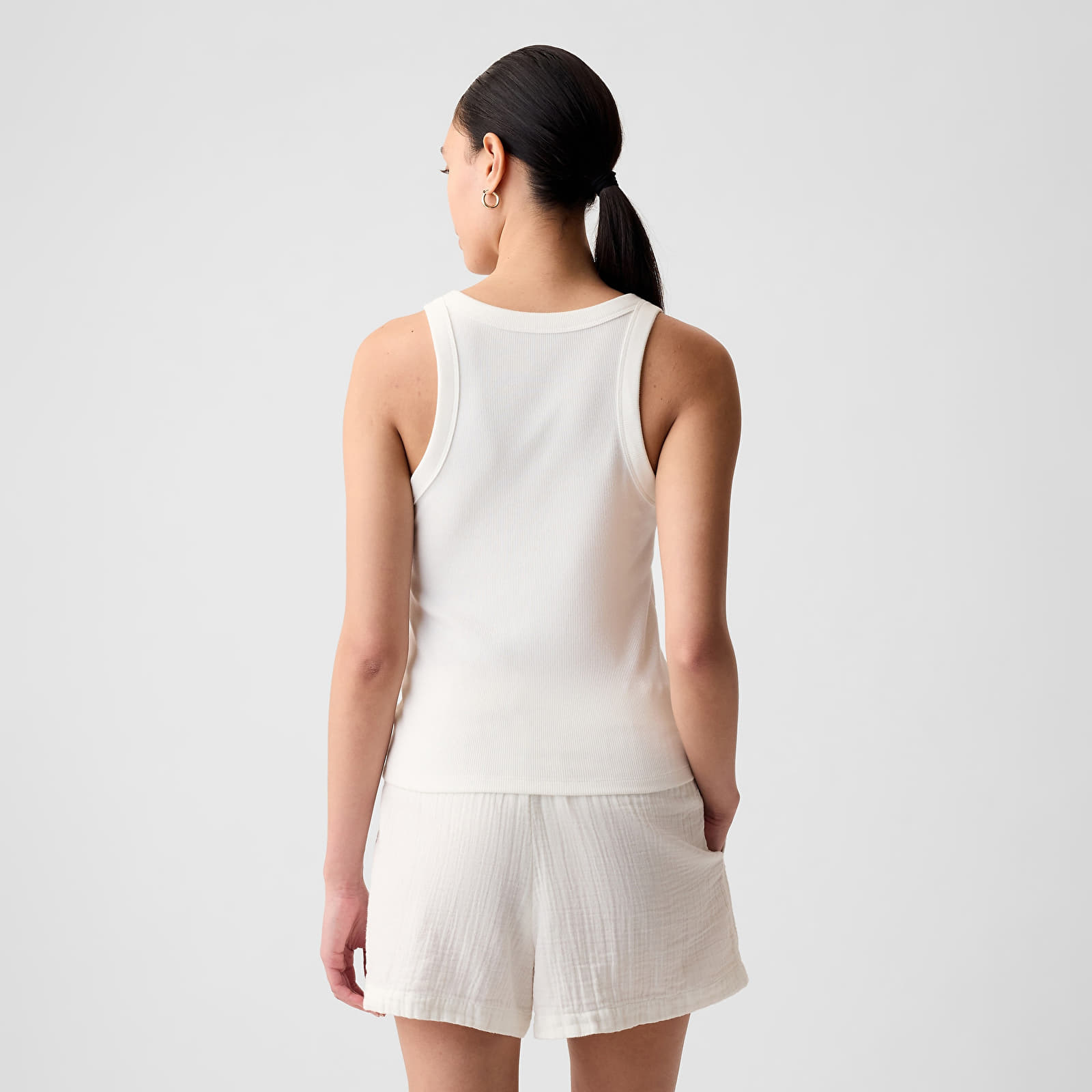 Tank tops GAP Modal Rib Halter New Off White