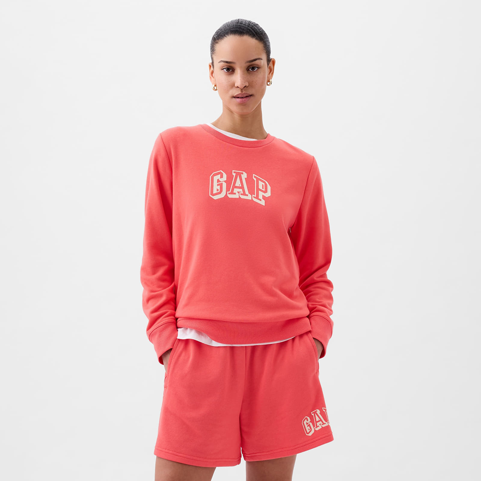 Mikiny GAP Logo Sweatshirt Cayenne 2