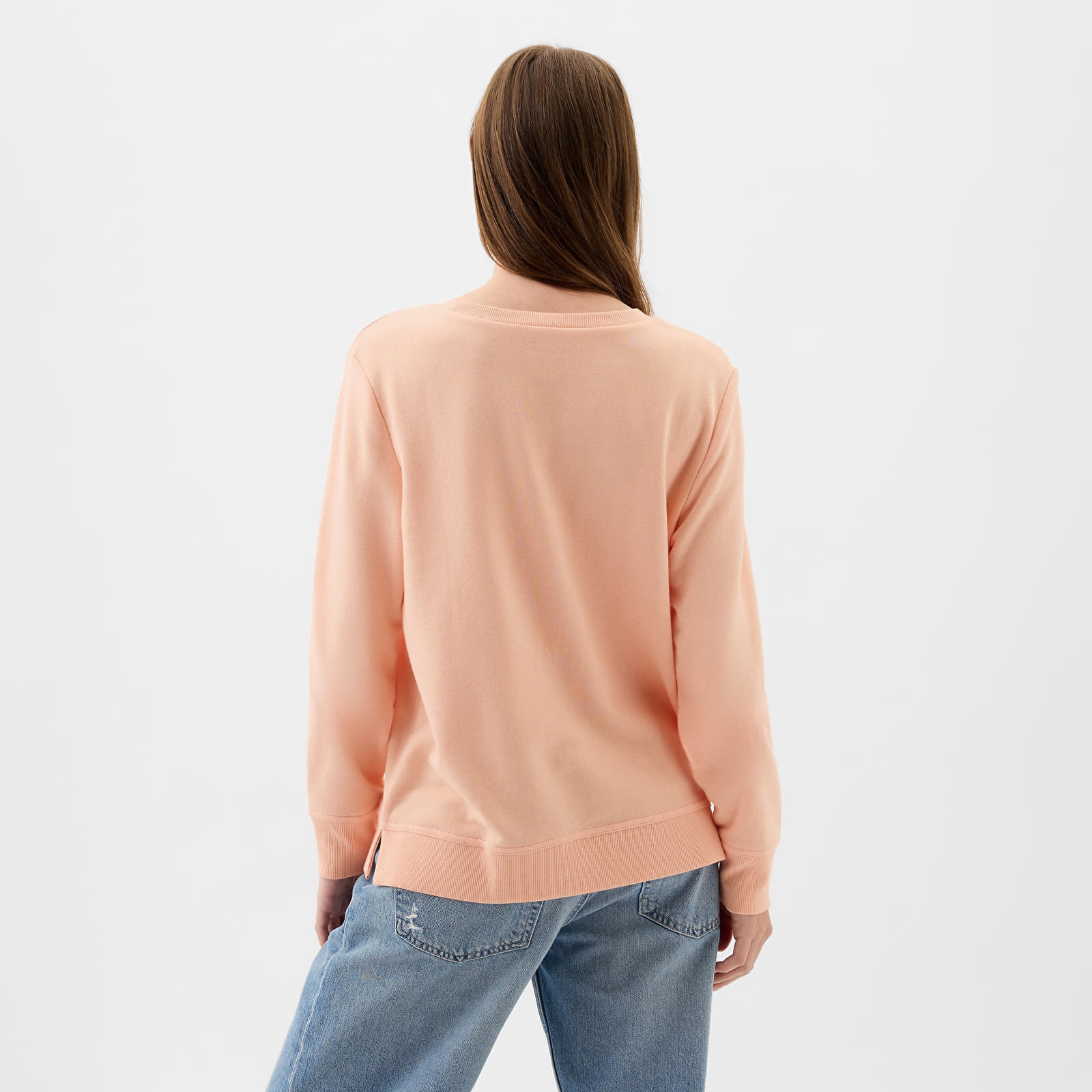 Hoodies and sweatshirts  GAP Logo Sweatshirt Peach Parfait 14-1219
