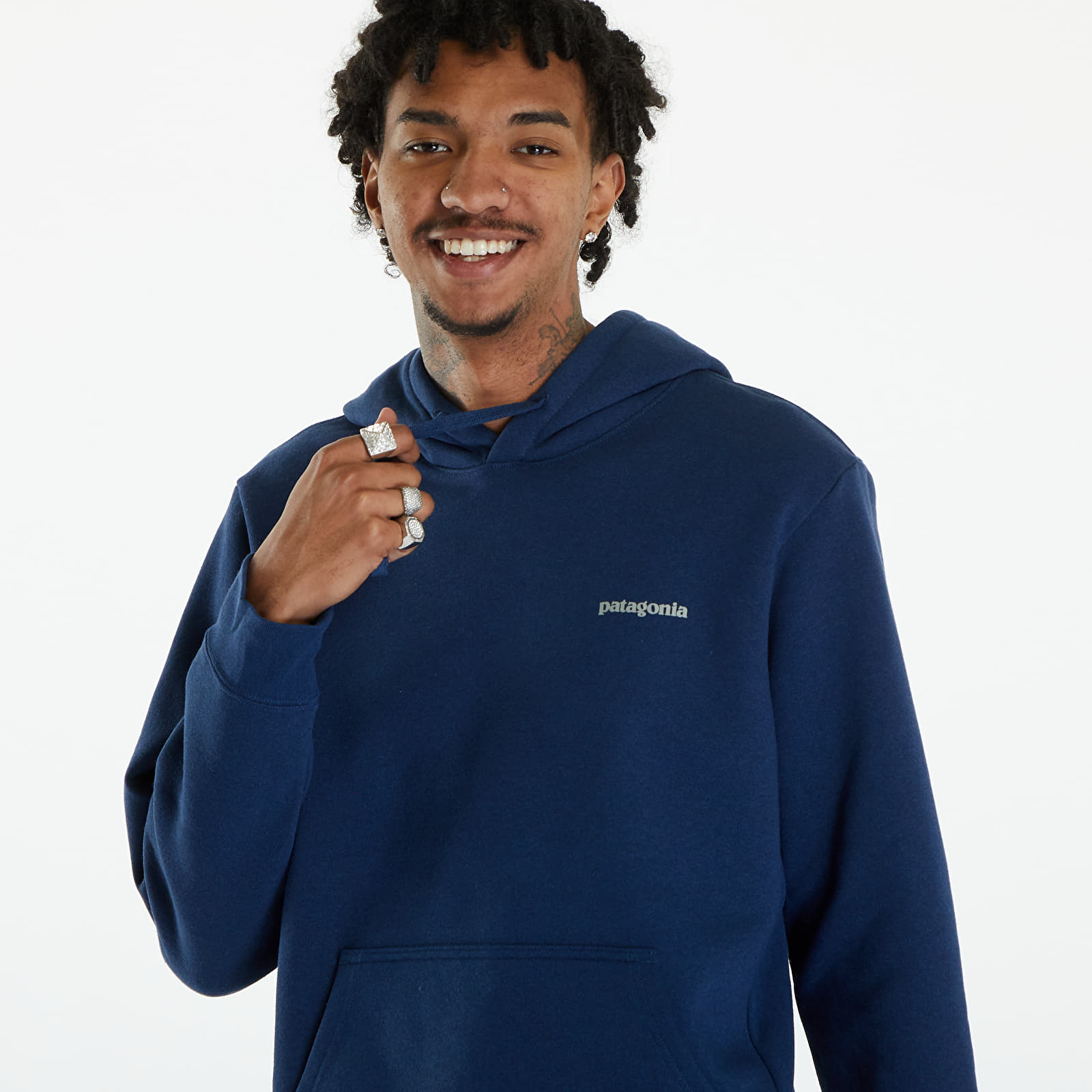 Bluzy Patagonia Fitz Roy Icon Uprisal Hoody Lagom Blue