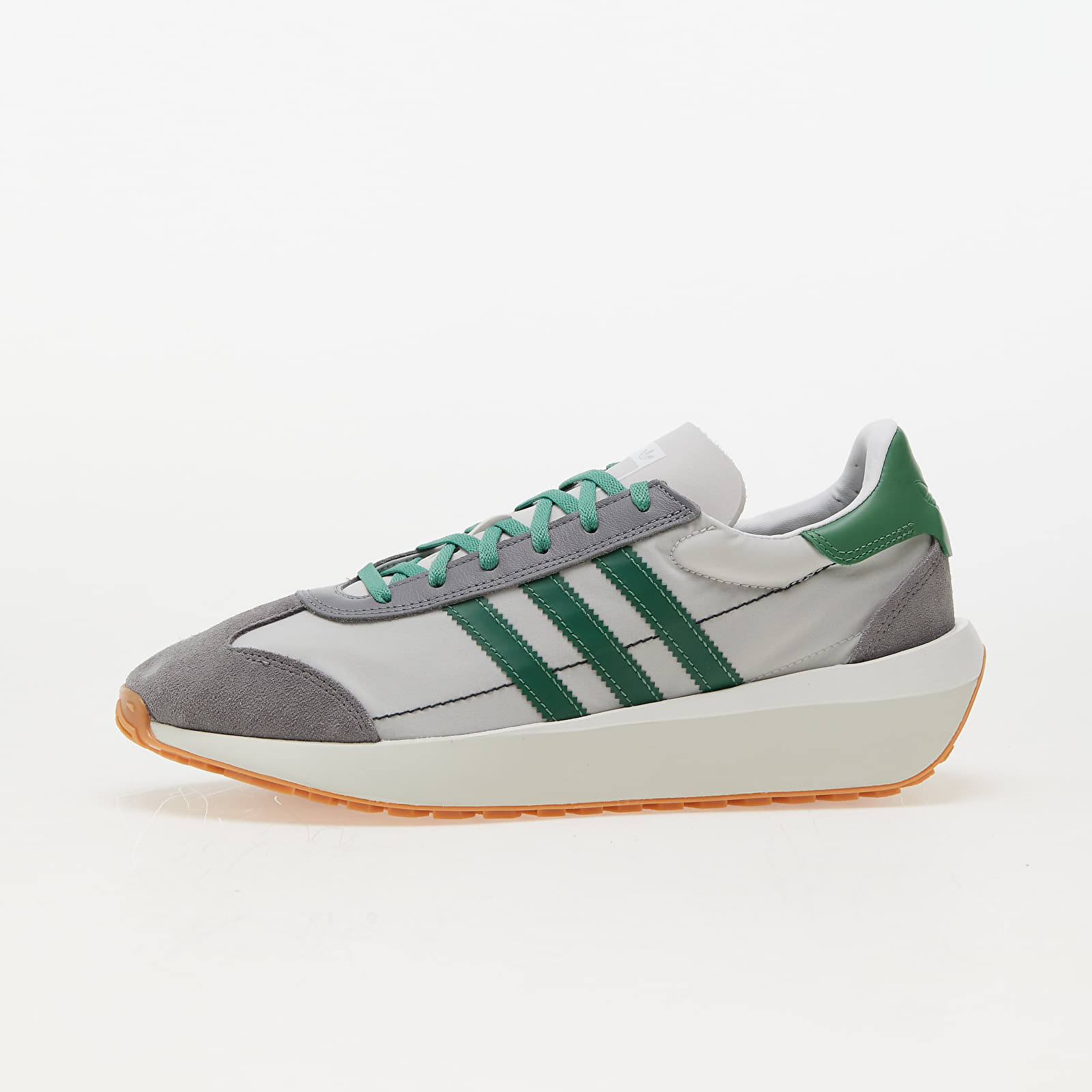 Men's sneakers and shoes adidas Country XLG Grey One/ Preloveded Green/ Ftw White