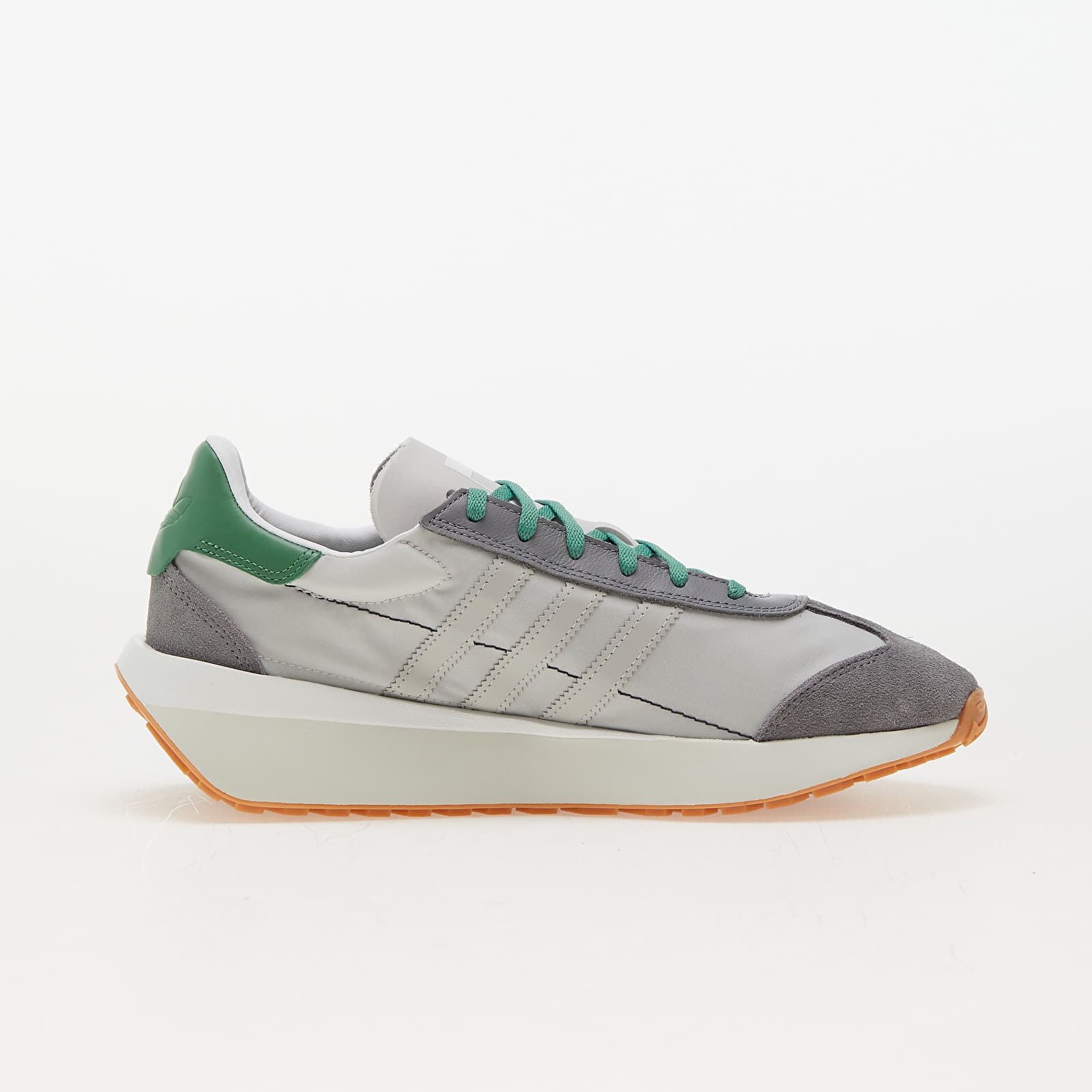 Men's sneakers and shoes adidas Country XLG Grey One/ Preloveded Green/ Ftw White
