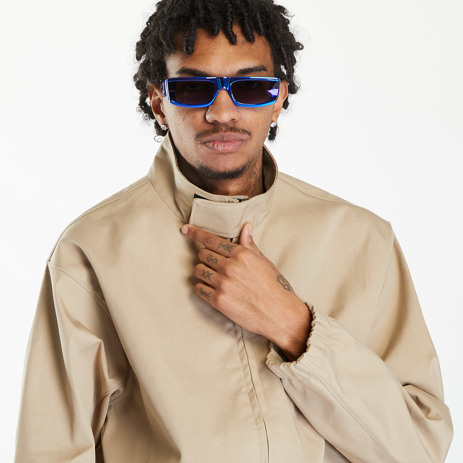 Chaquetas Nike Sportswear Storm-FIT Tech Pack Men's Cotton Jacket Khaki/ Star Blue/ Smoke Grey/ Khaki