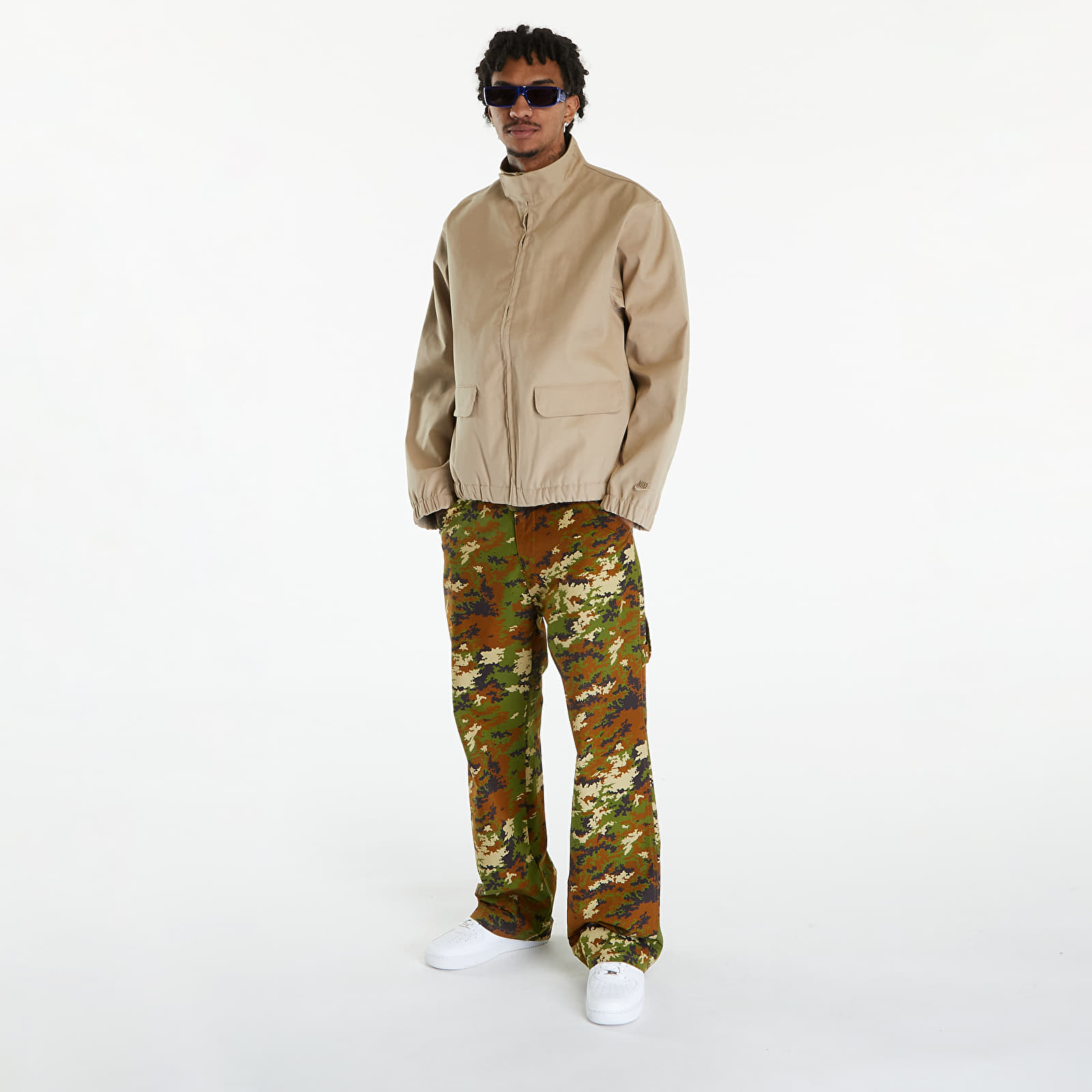 Chaquetas Nike Sportswear Storm-FIT Tech Pack Men's Cotton Jacket Khaki/ Star Blue/ Smoke Grey/ Khaki