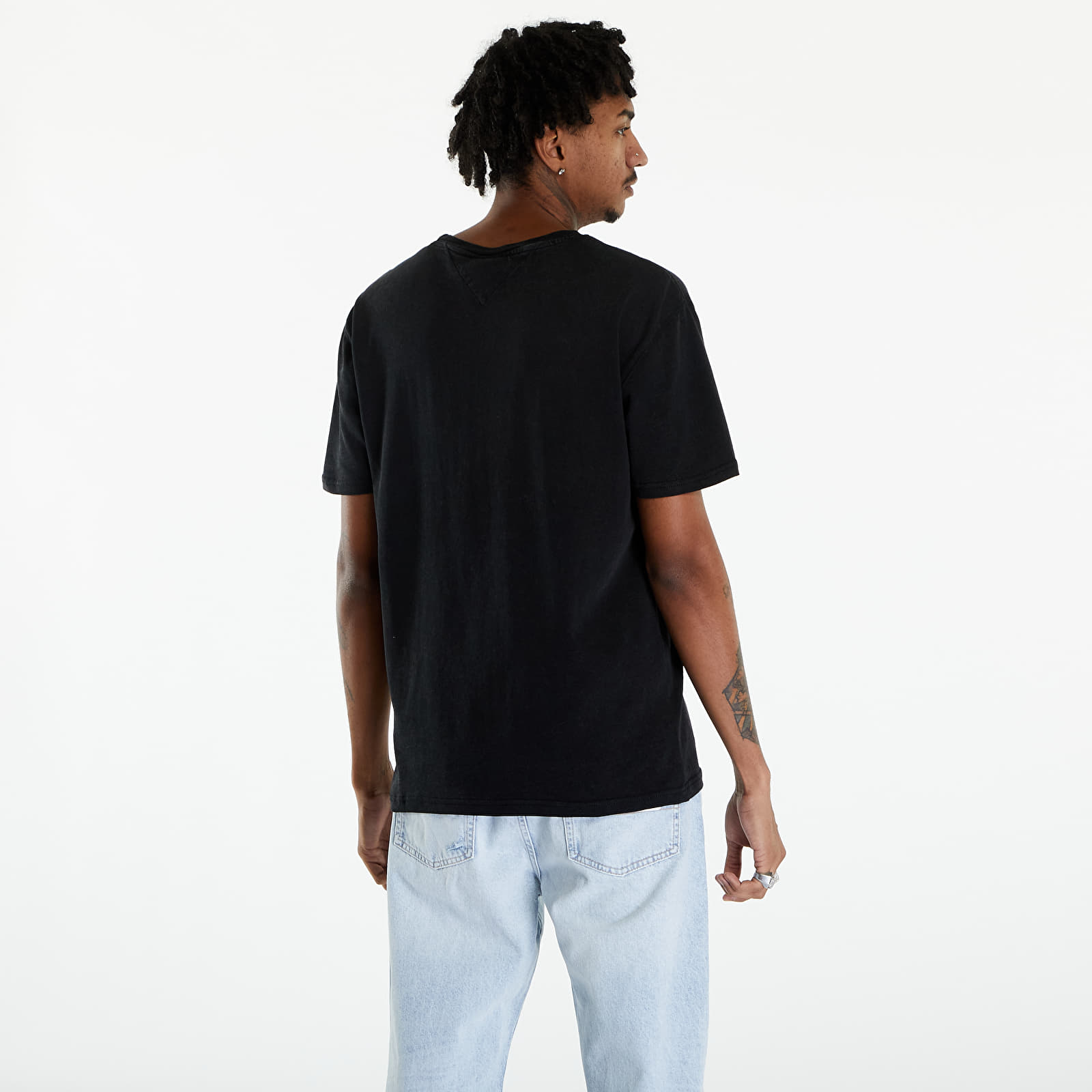 T-Shirts Tommy Jeans Varsity Logo T-Shirt Black