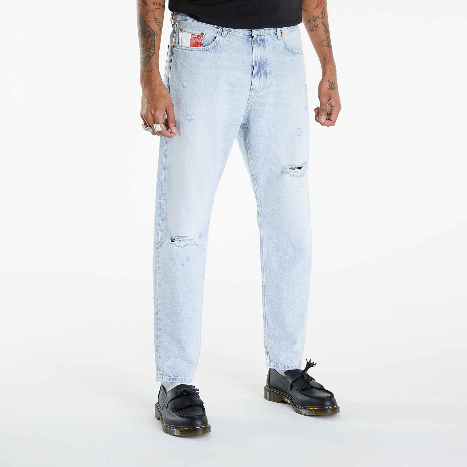 Džínsy Tommy Jeans Isaac Relaxed Tapered Archive Jeans Denim Light W33/L32