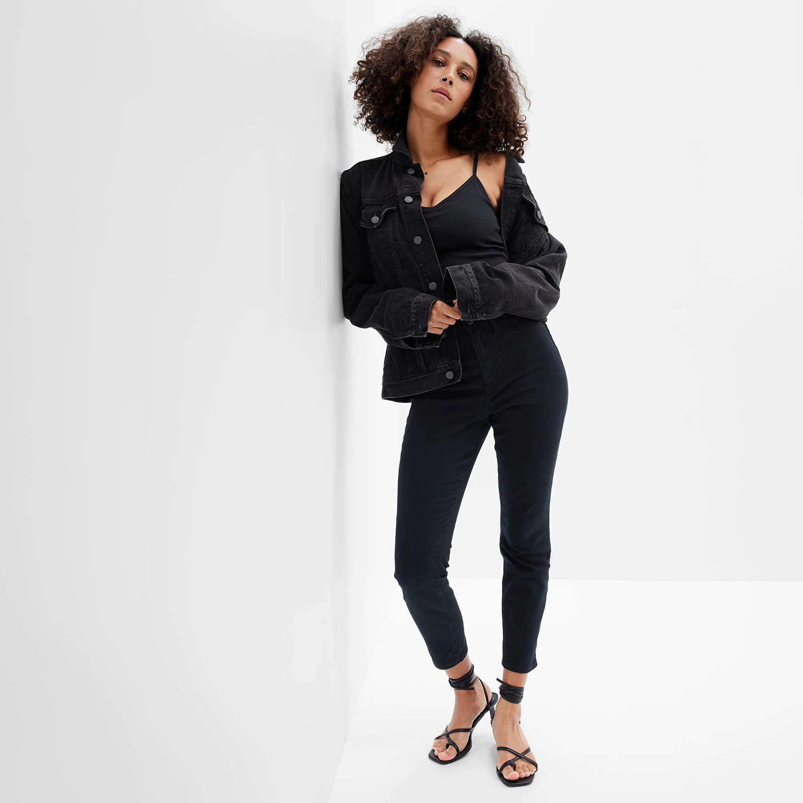 Jeans and trousers GAP Denim Pants Jegging - High Rise Black 4