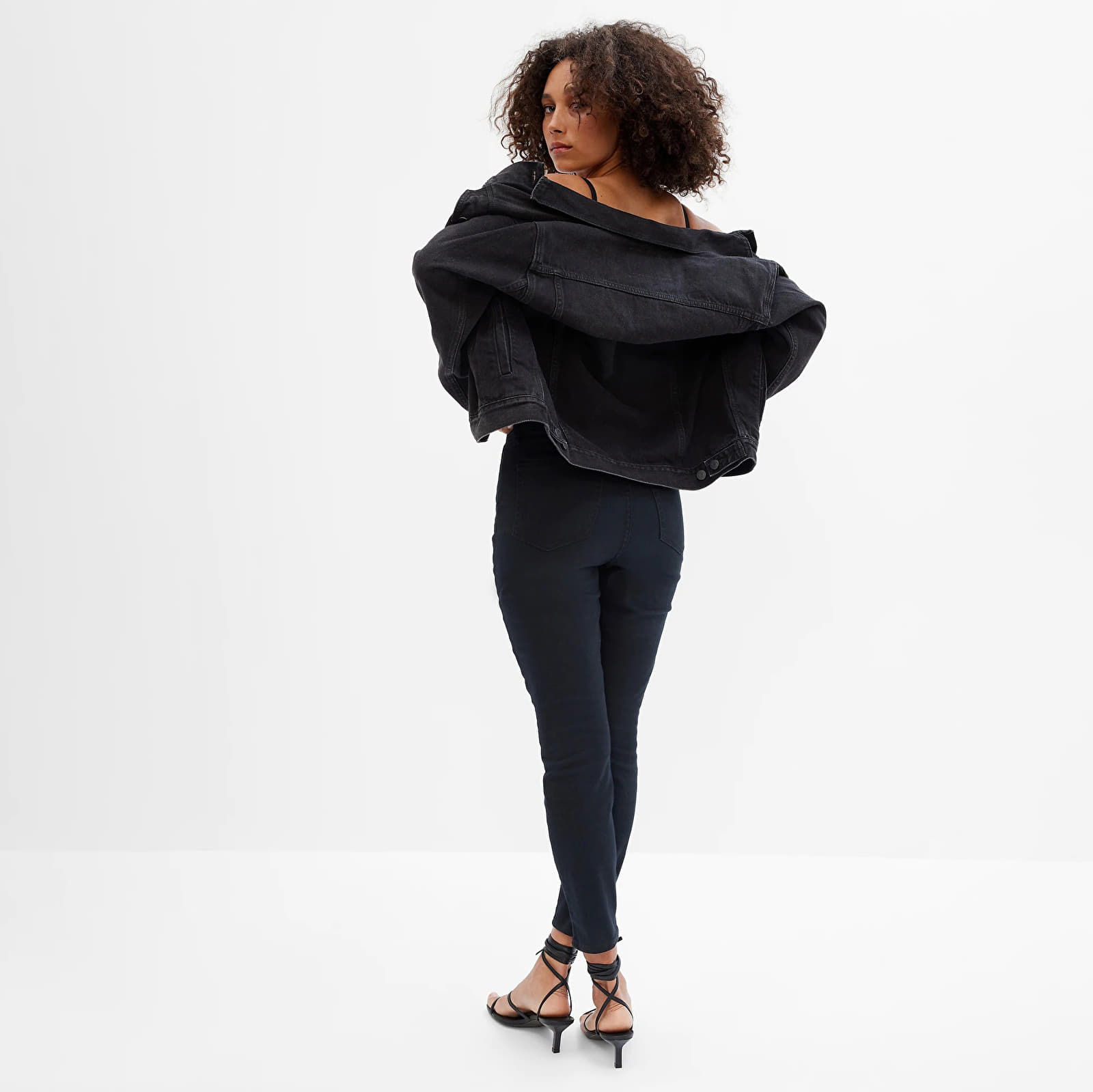 Jeans and trousers GAP Denim Pants Jegging - High Rise Black 4