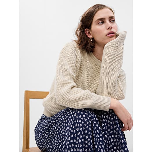 Sweatshirt GAP Classic Cotton Crewneck Sweatshirt Chino