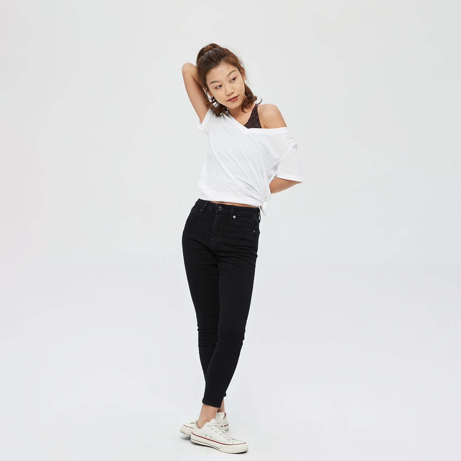 Jeans en broeken GAP Denim Pants Jegging - High Rise Black Clermont
