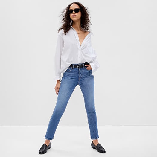 GAP Denim Pants Vintage Slim - High Rise Medium Indigo 8