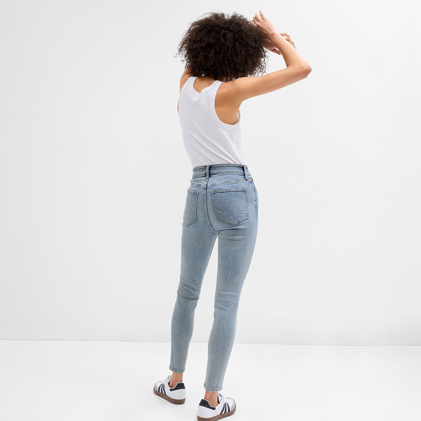 Pantalon GAP Denim Pants Legging - High Rise Light Wash