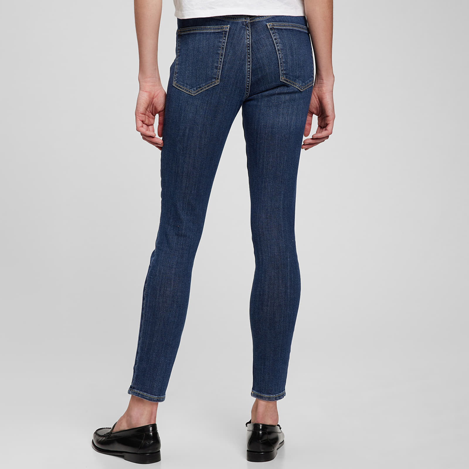 Jeans und Hosen GAP Denim Pants Skinny - High Rise Medium Indigo 8