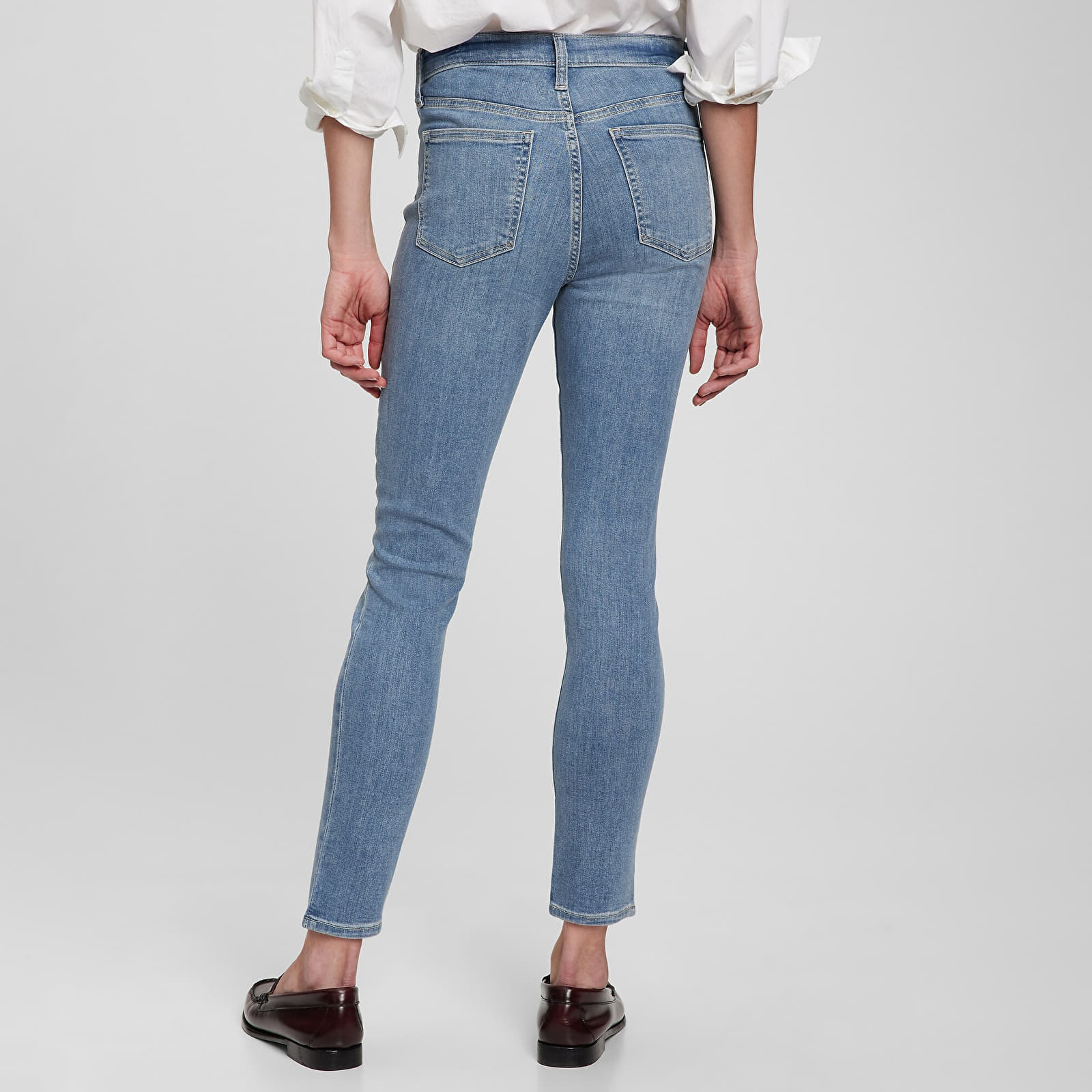 Pants GAP Denim Pants Skinny - High Rise Light Indigo 6