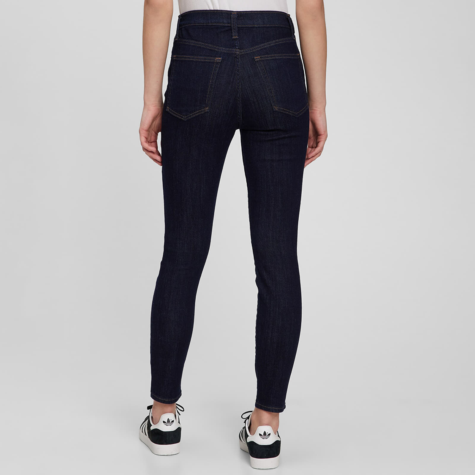 Pantaloni GAP Denim Pants Skinny - High Rise Dark Indigo 4 - 1 | YEO