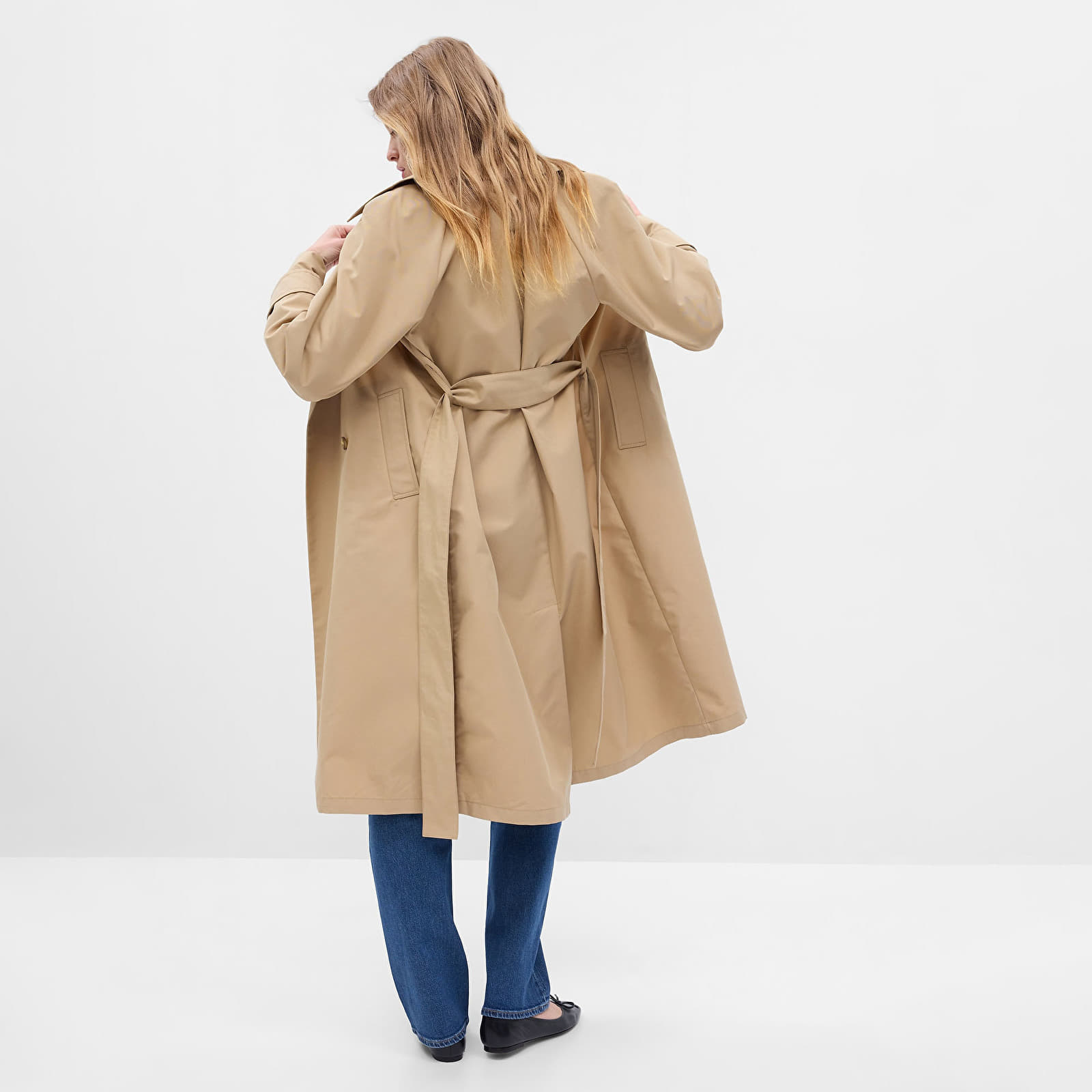 Jackor och kappor GAP Icon Trench Coat Khaki