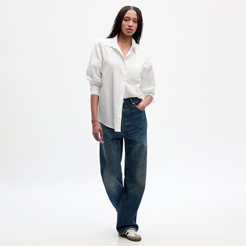 Shirt GAP The Big Shirt Optic White