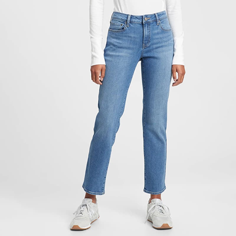GAP Denim Pants Straight - Mid Rise Medium Masco